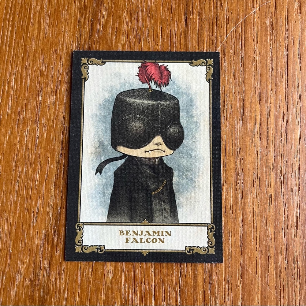 Gideon's Bakehouse trading Card #36. Benjamin Falcon